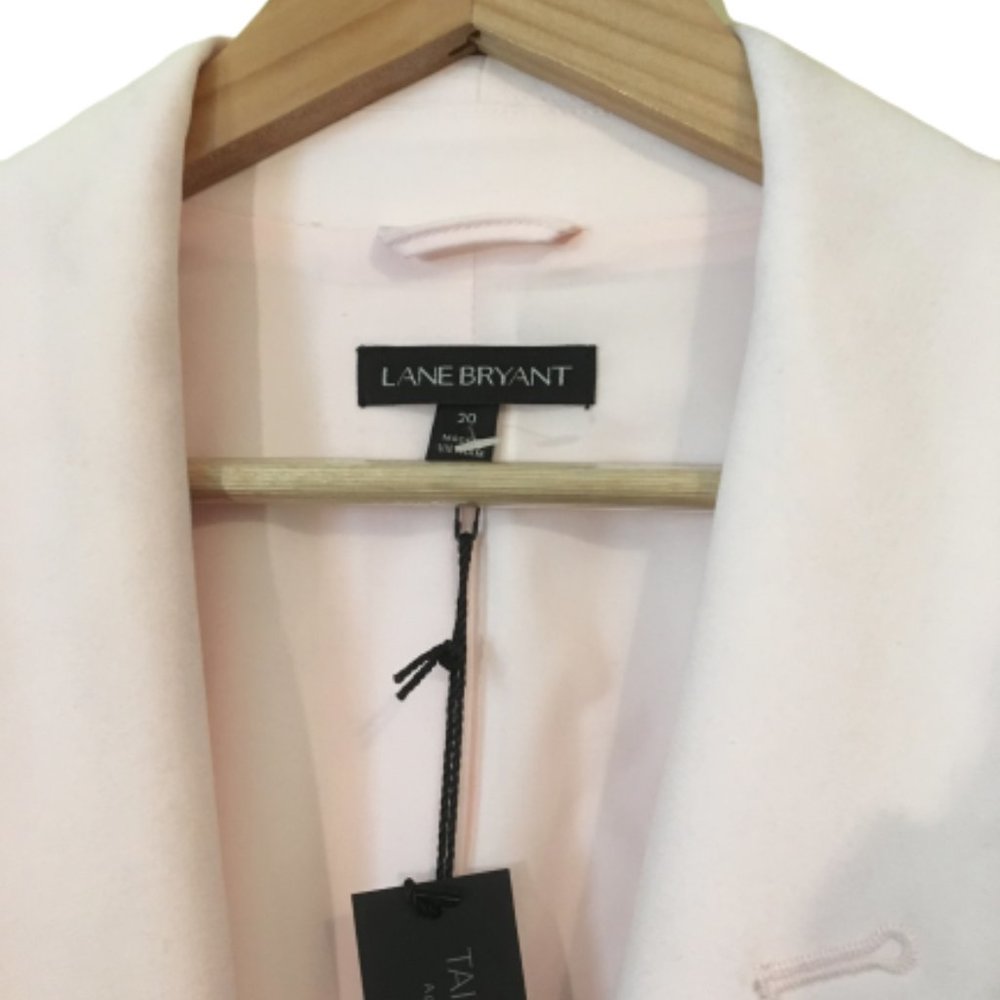 Lane Bryant Tailored Stretch Blazer in Pale Pink - Picture 4 of 8